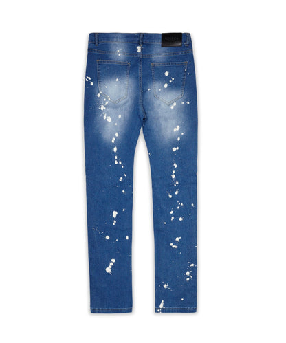John Light Wash Paint Splatter Jeans | Reason Clothing Deals