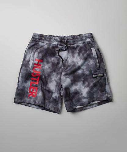 Hustler Haze Tie Dye Grey Shorts | Reason Clothing Top Pick