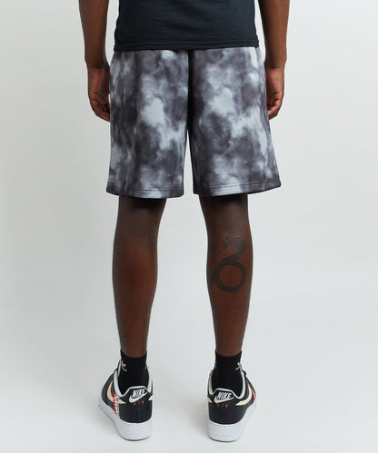 Hustler Haze Tie Dye Grey Shorts | Reason Clothing Top Pick