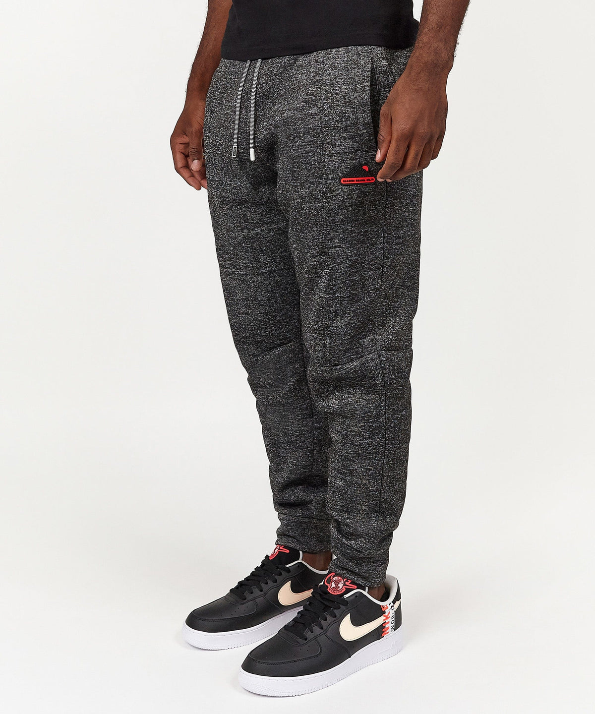 Tony Patch Slim Fit Heather Grey Jogger | Reason Clothing Quality