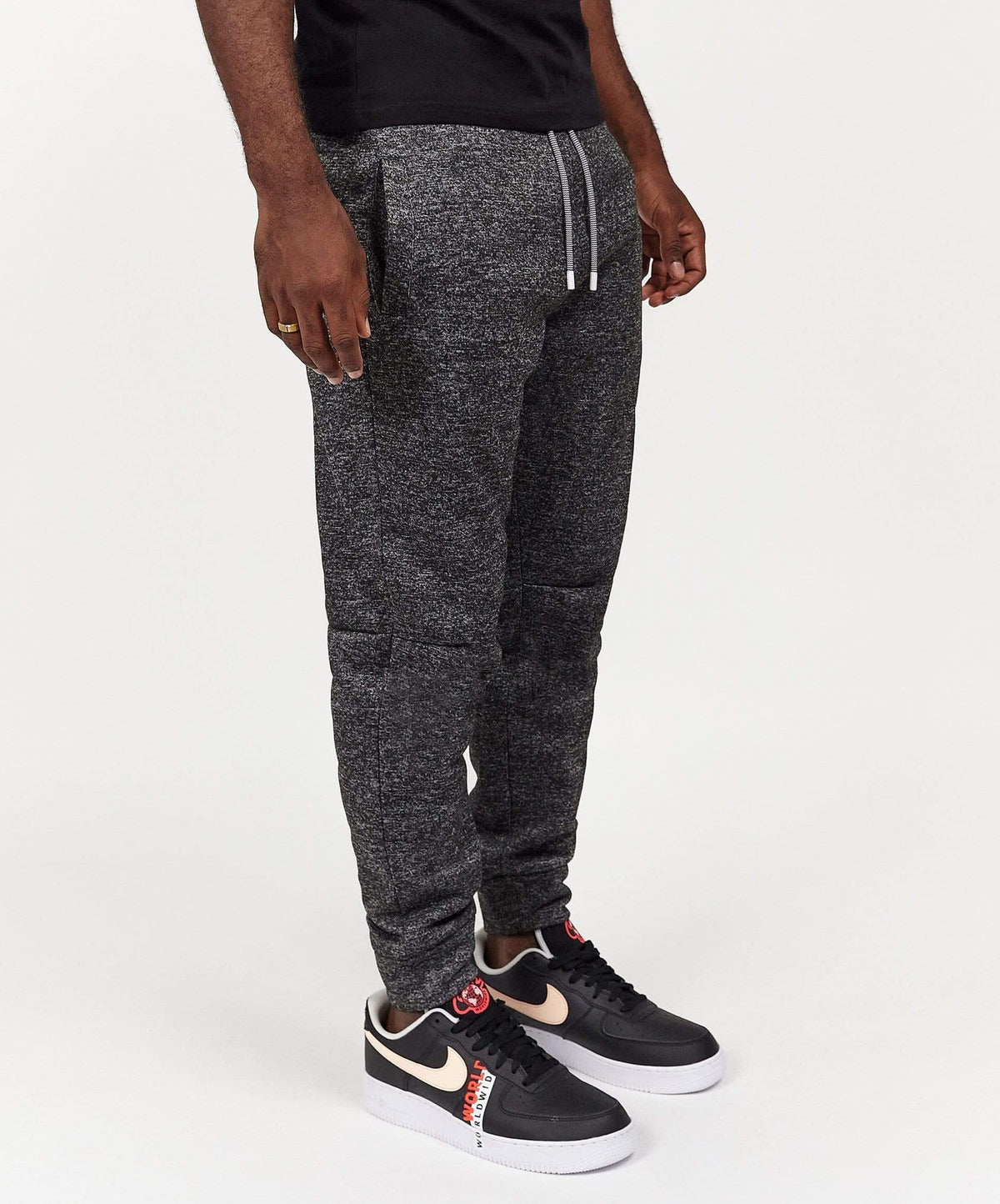 Tony Patch Slim Fit Heather Grey Jogger | Reason Clothing Quality