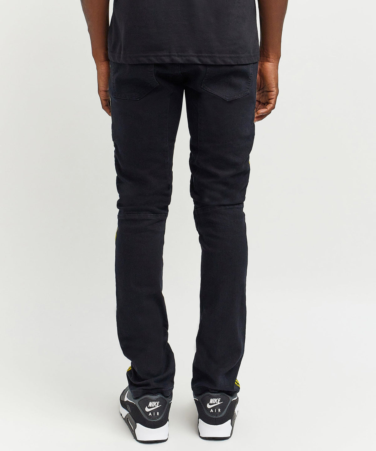 Dunning Side Stripe Moto Jeans | Reason Clothing Exclusive