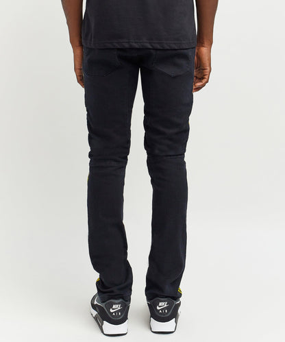 Dunning Side Stripe Moto Jeans | Reason Clothing Exclusive