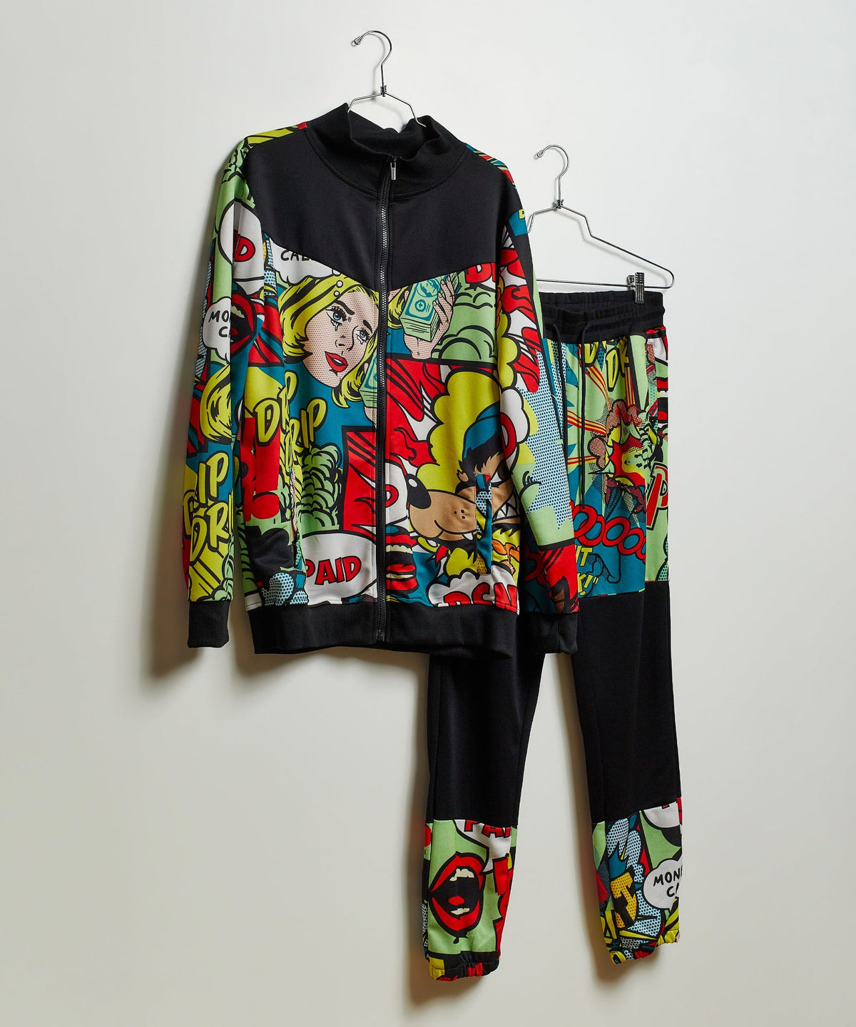 Paid Comic Print Track Set | Reason Clothing Popular