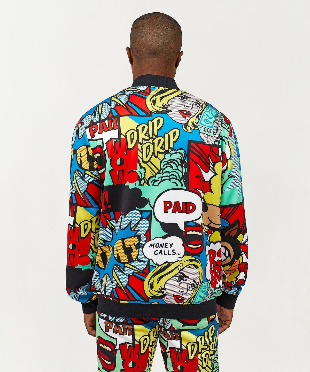 Paid Comic Print Track Set | Reason Clothing Popular