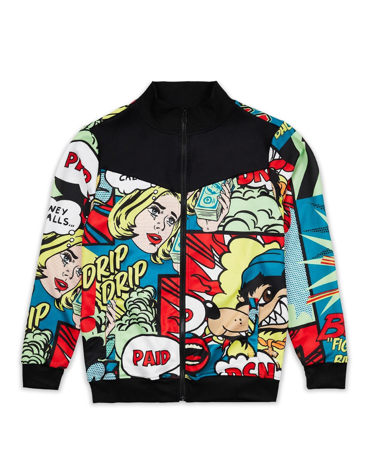 Paid Comic Print Track Set | Reason Clothing Popular