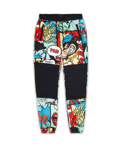 Paid Comic Print Track Set | Reason Clothing Popular