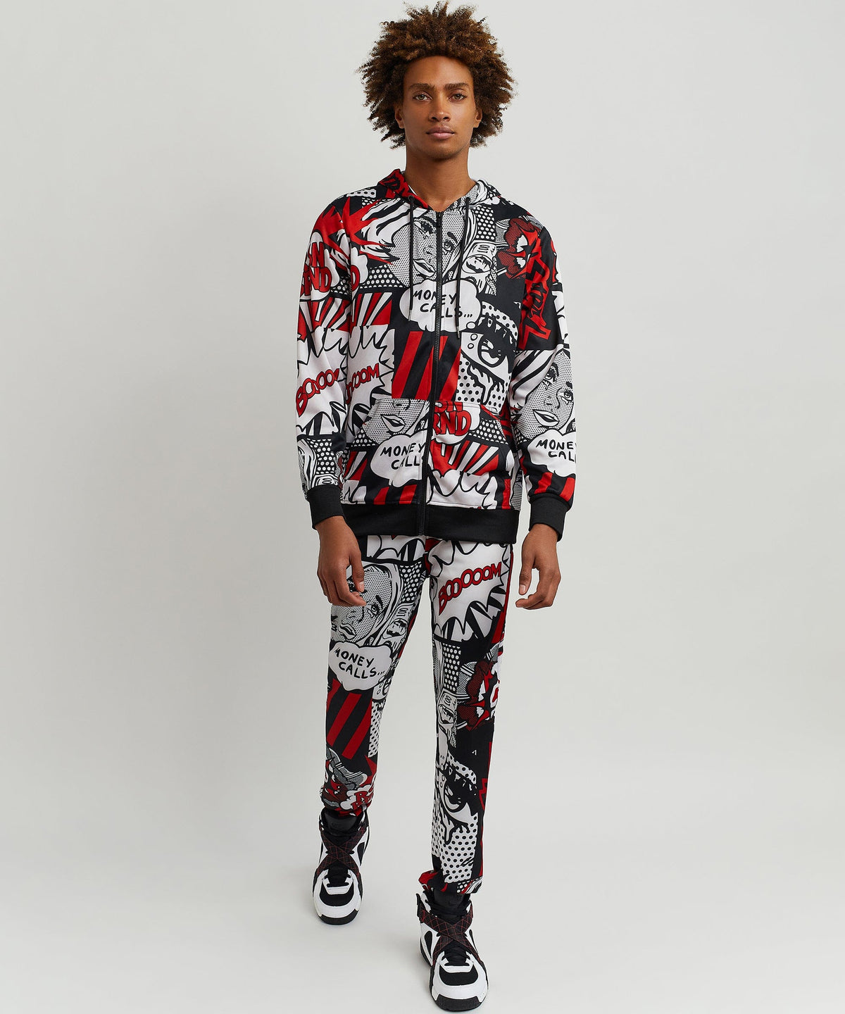Money Calls Comic Print Track Set | Reason Clothing Featured