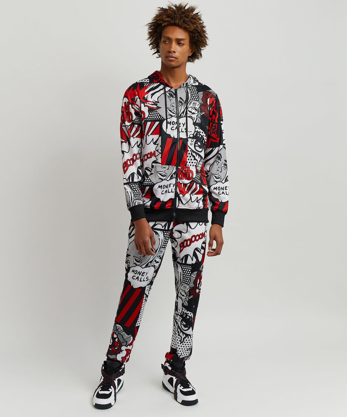 Money Calls Comic Print Track Set | Reason Clothing Featured