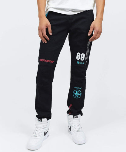 Cloud Graphic Print Slim Jeans | Reason Clothing Essential