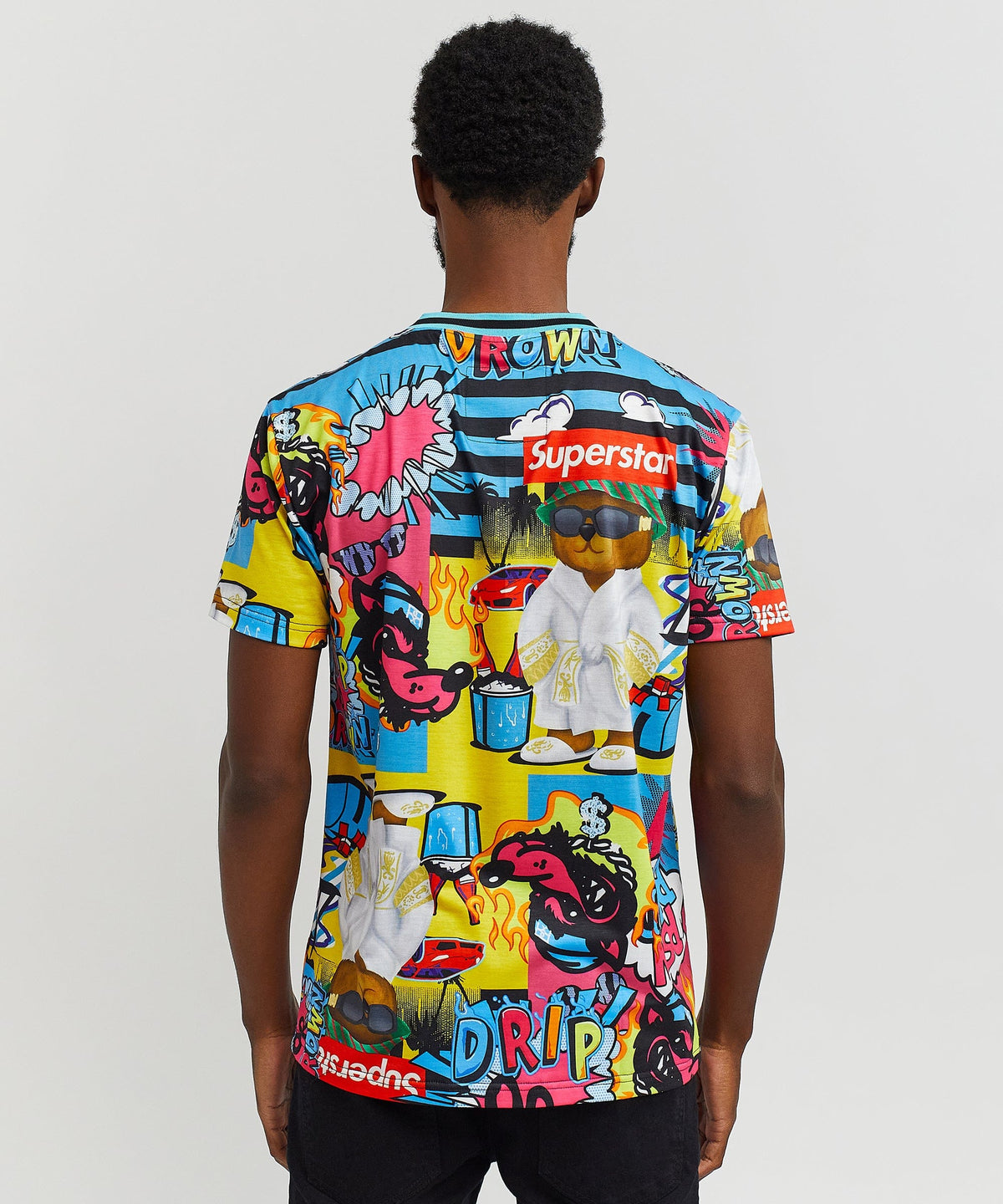 Drip Drip Allover Print Graphic Tee | Reason Clothing Best Seller