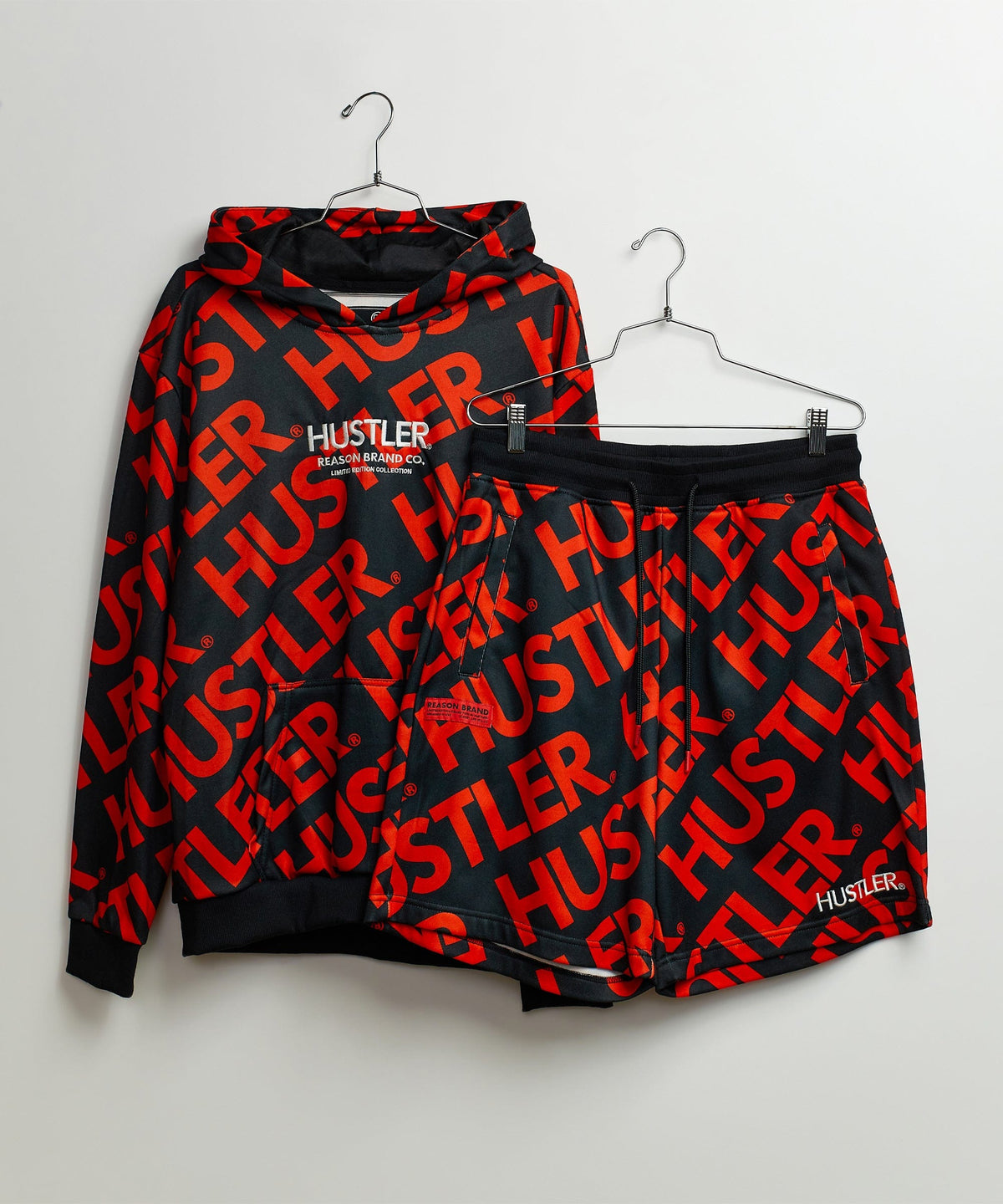 Hustler District Hood And Short Set | Reason Clothing Value