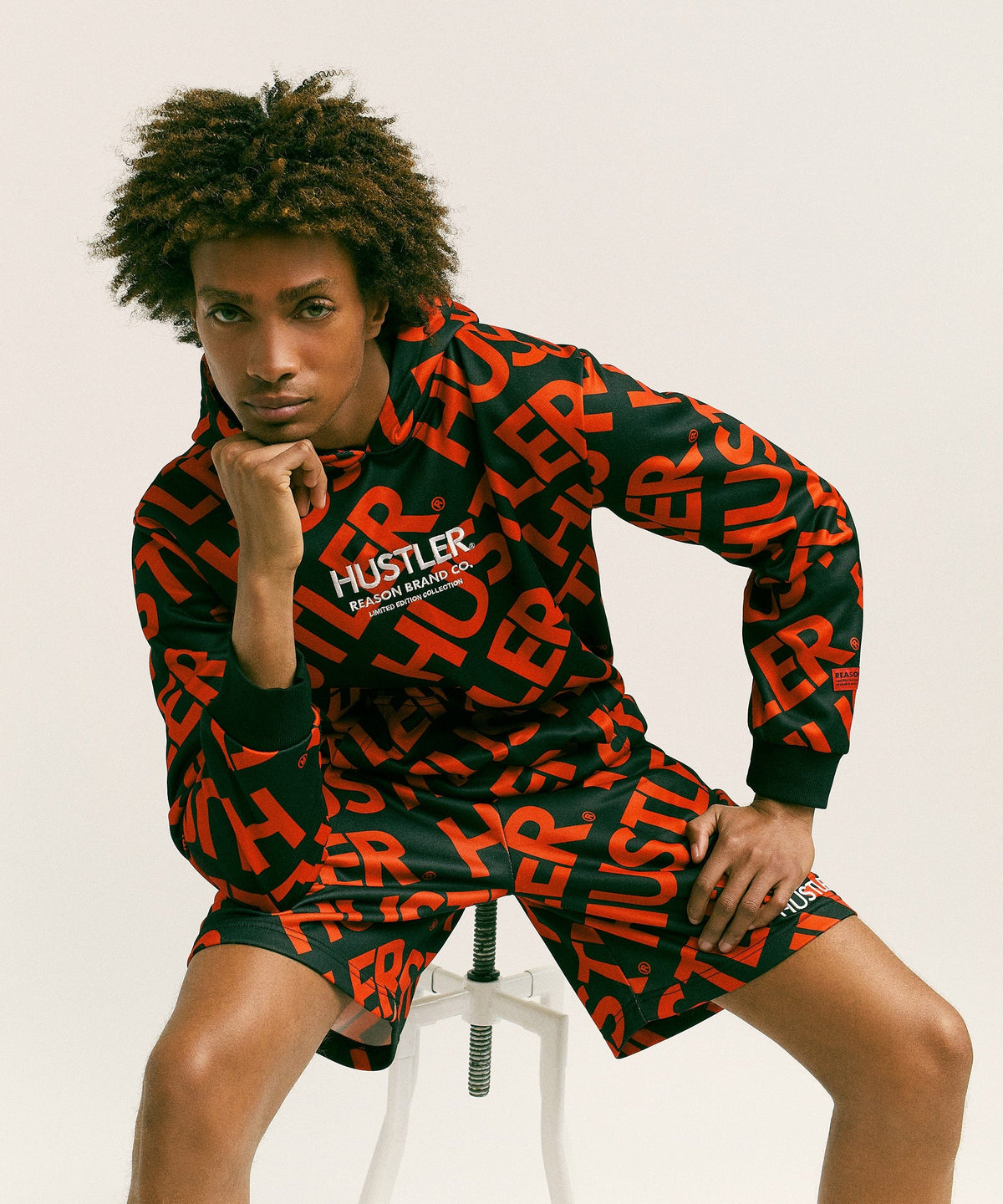 Hustler District Hood And Short Set | Reason Clothing Value