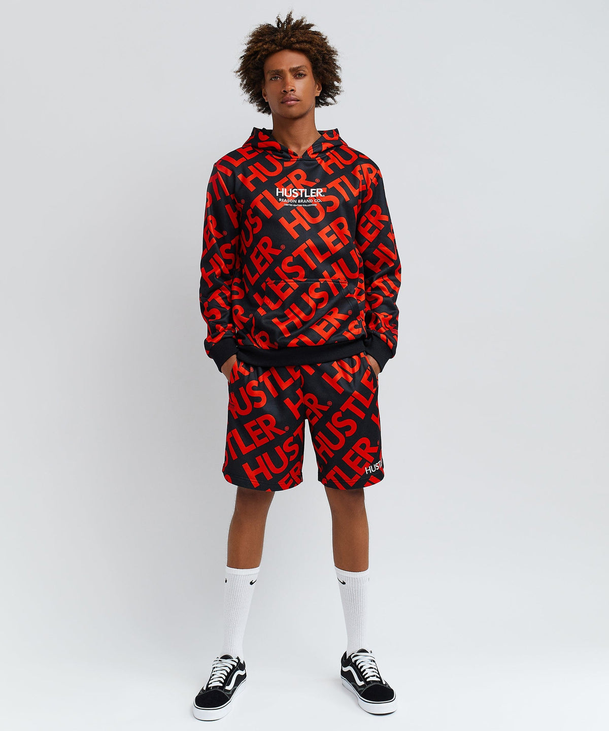Hustler District Hood And Short Set | Reason Clothing Value