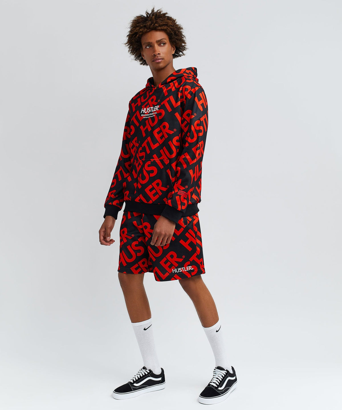 Hustler District Hood And Short Set | Reason Clothing Value