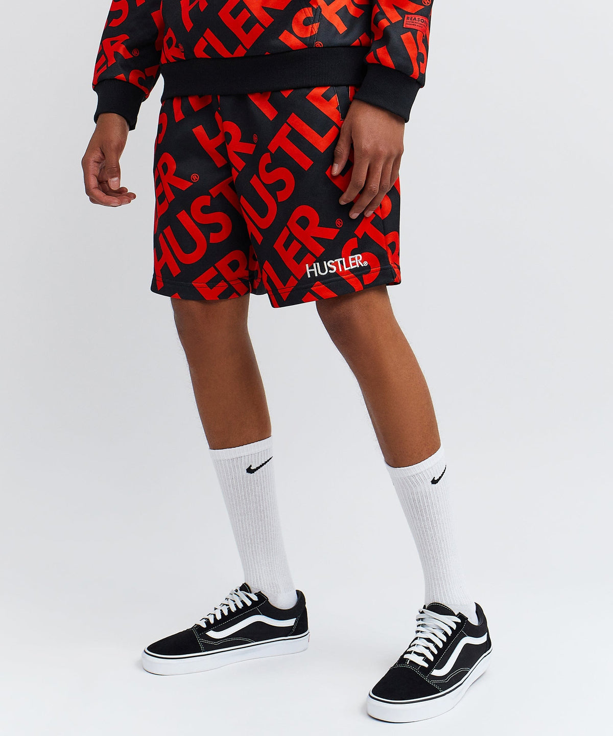 Hustler District Hood And Short Set | Reason Clothing Value