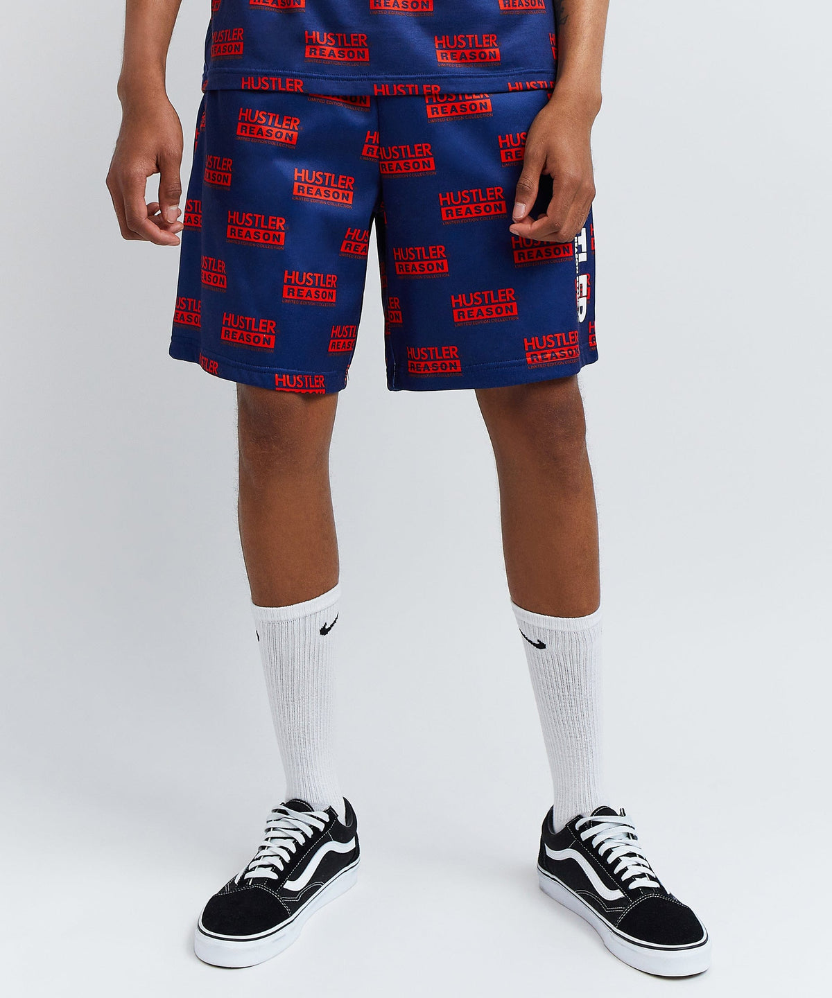 Hustler Logo Tee And Shorts Set | Reason Clothing New