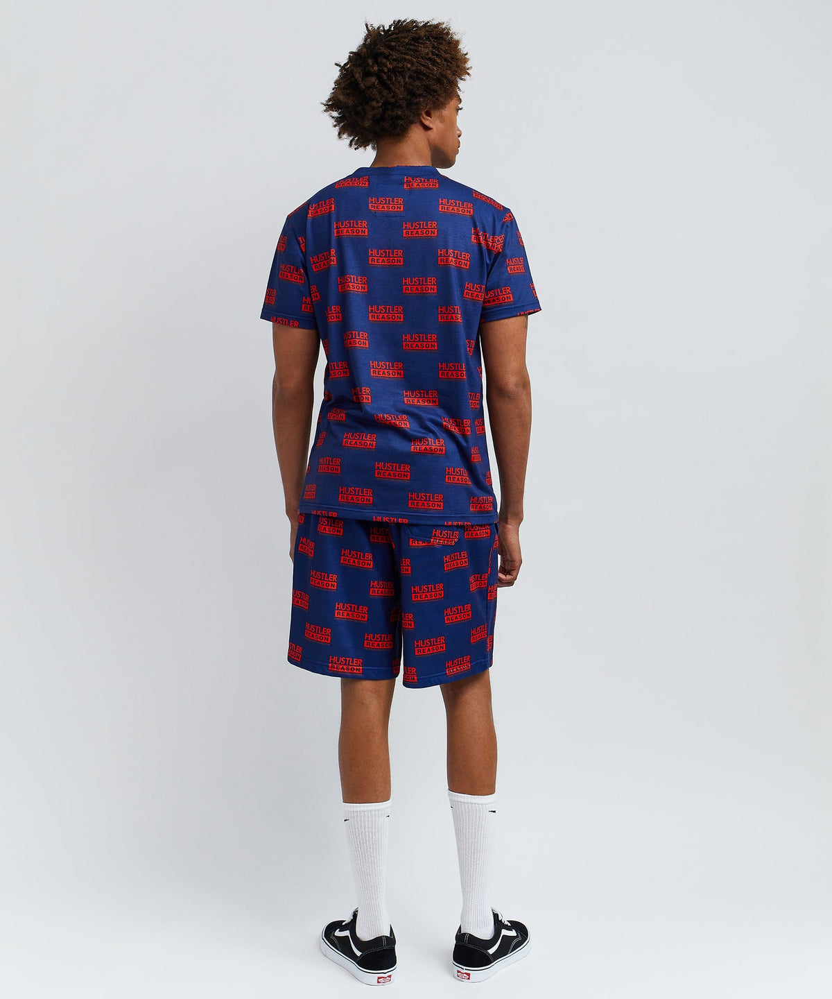 Hustler Logo Tee And Shorts Set | Reason Clothing New