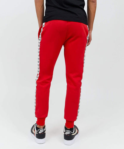 Hustler Side Stripe Logo Jogger - Red | Reason Clothing Premium