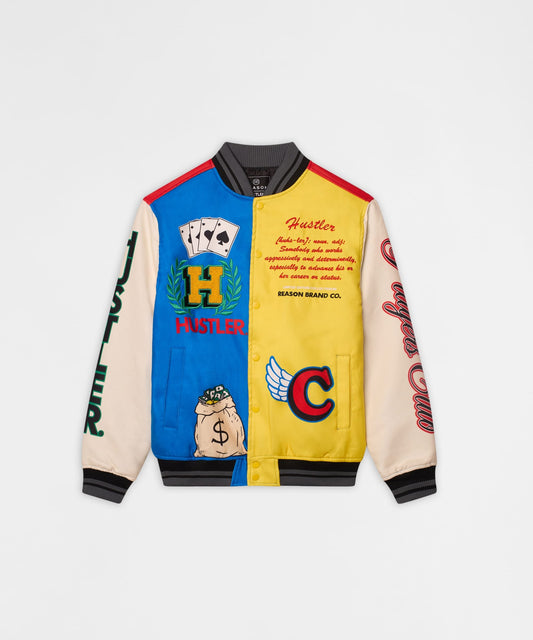 Hustler Varsity Jacket | Reason Clothing Trusted