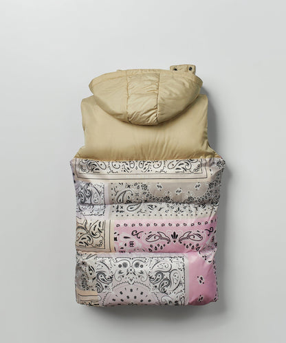 Paisley Puffer Vest | Reason Clothing Popular