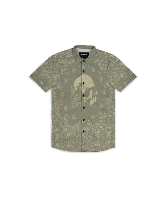 Skull Paisley Ss Shirt | Reason Clothing Recommended