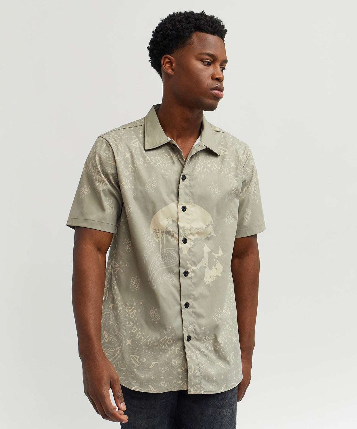 Skull Paisley Ss Shirt | Reason Clothing Recommended