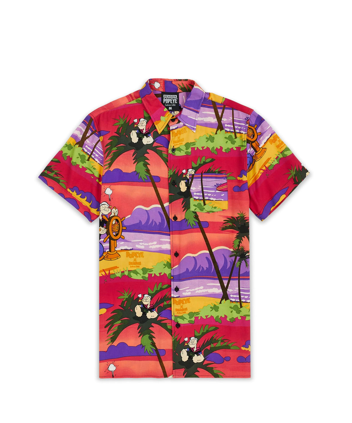 Popeye Sunset S/S Shirt | Reason Clothing Discount