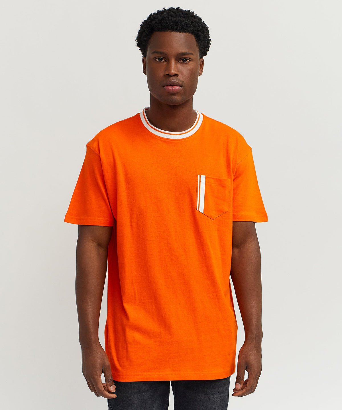 Pocket Stripe Contrast Tee | Reason Clothing Smart Buy