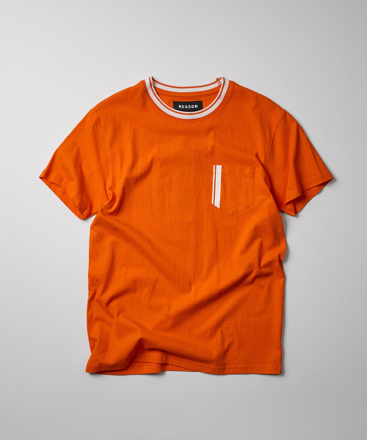 Pocket Stripe Contrast Tee | Reason Clothing Smart Buy