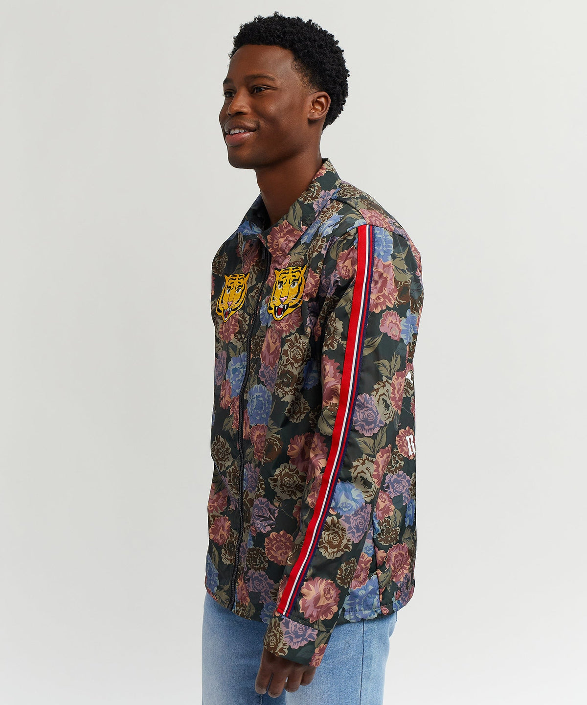 Fearless Tape Trim Nylon Jacket | Reason Clothing Latest