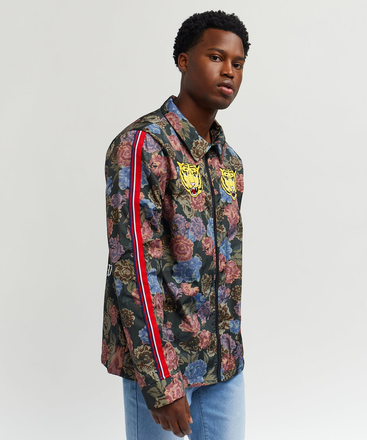 Fearless Tape Trim Nylon Jacket | Reason Clothing Latest