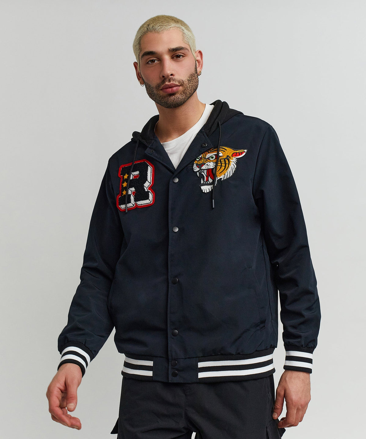 Tigers Varsity Hooded Jacket | Reason Clothing Essential