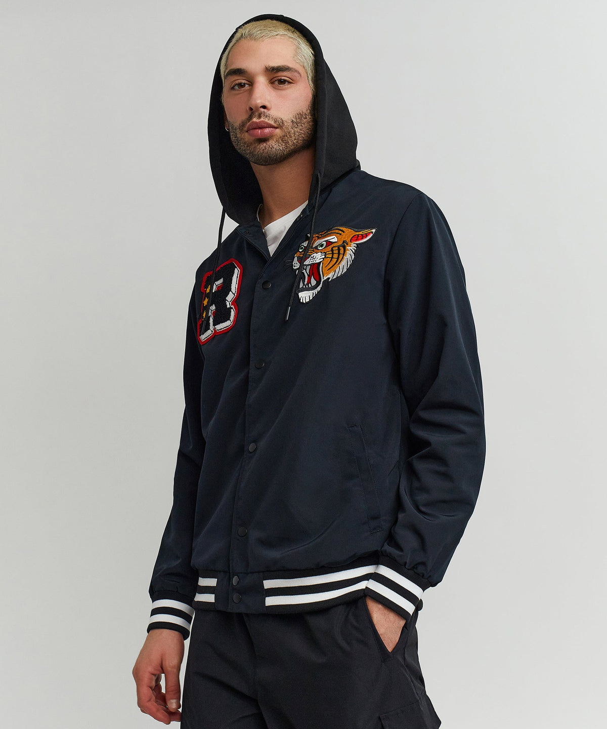 Tigers Varsity Hooded Jacket | Reason Clothing Essential