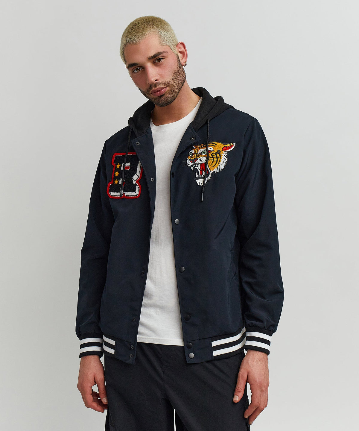 Tigers Varsity Hooded Jacket | Reason Clothing Essential
