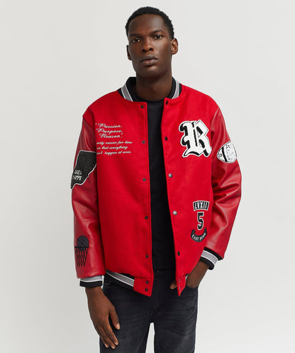 Ply Hard Varsity Jkt | Reason Clothing Special Offer