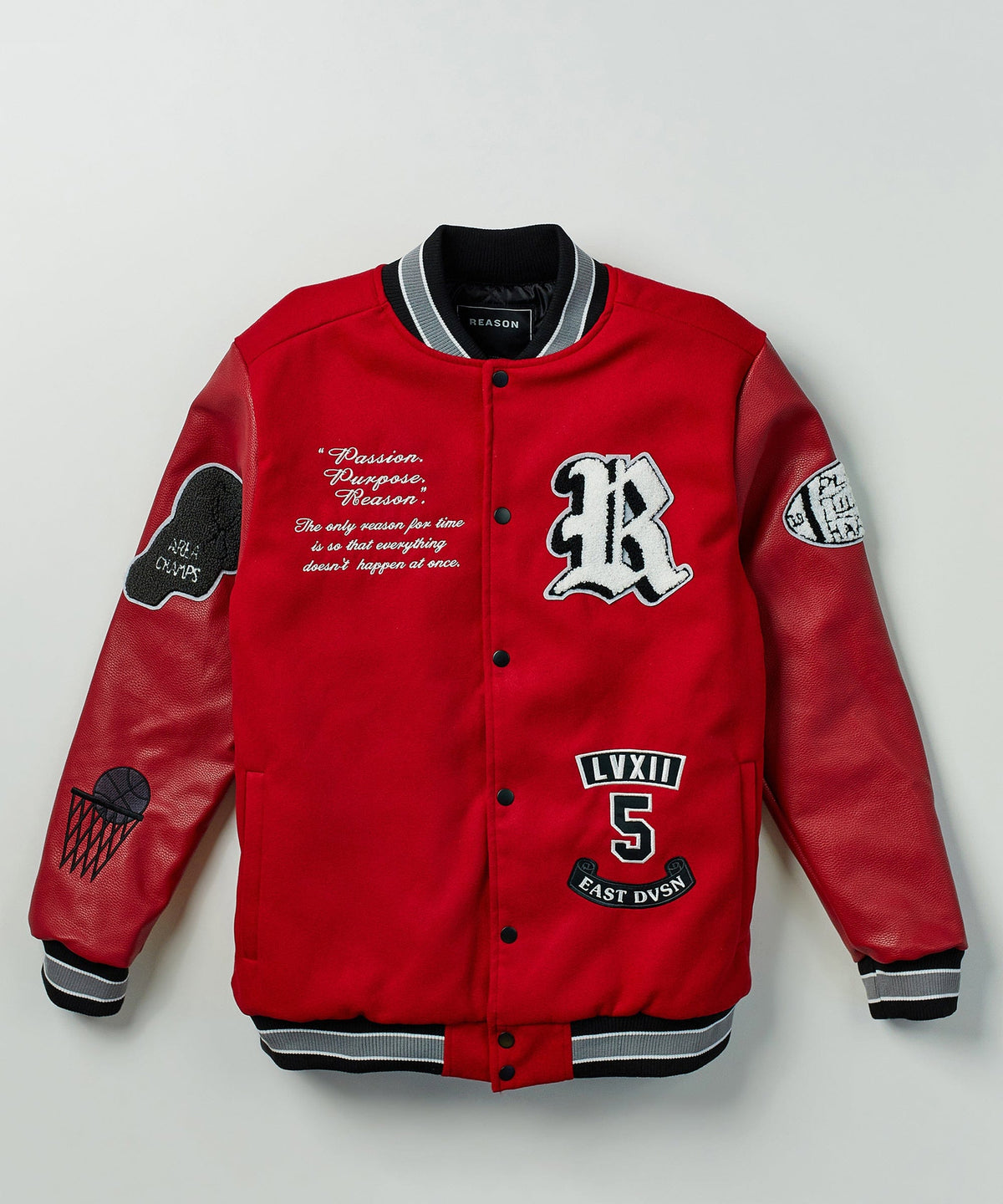 Ply Hard Varsity Jkt | Reason Clothing Special Offer