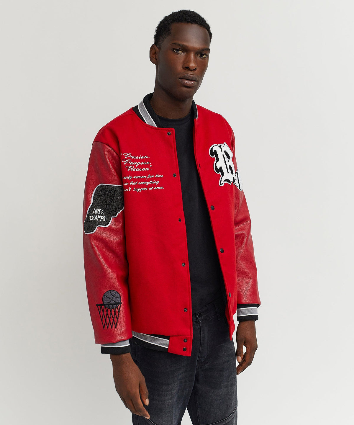 Ply Hard Varsity Jkt | Reason Clothing Special Offer
