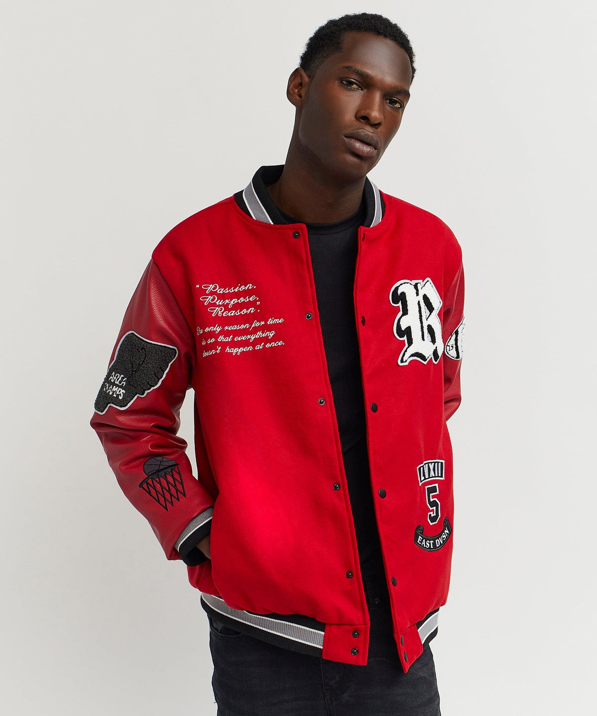 Ply Hard Varsity Jkt | Reason Clothing Special Offer