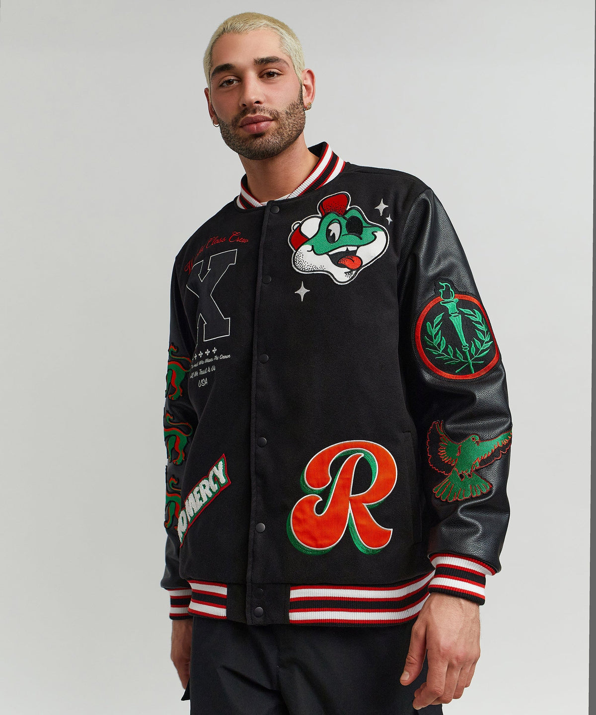 Self Made Varsity Jacket | Reason Clothing Quality