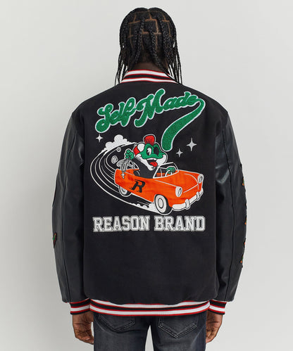 Self Made Varsity Jacket | Reason Clothing Quality