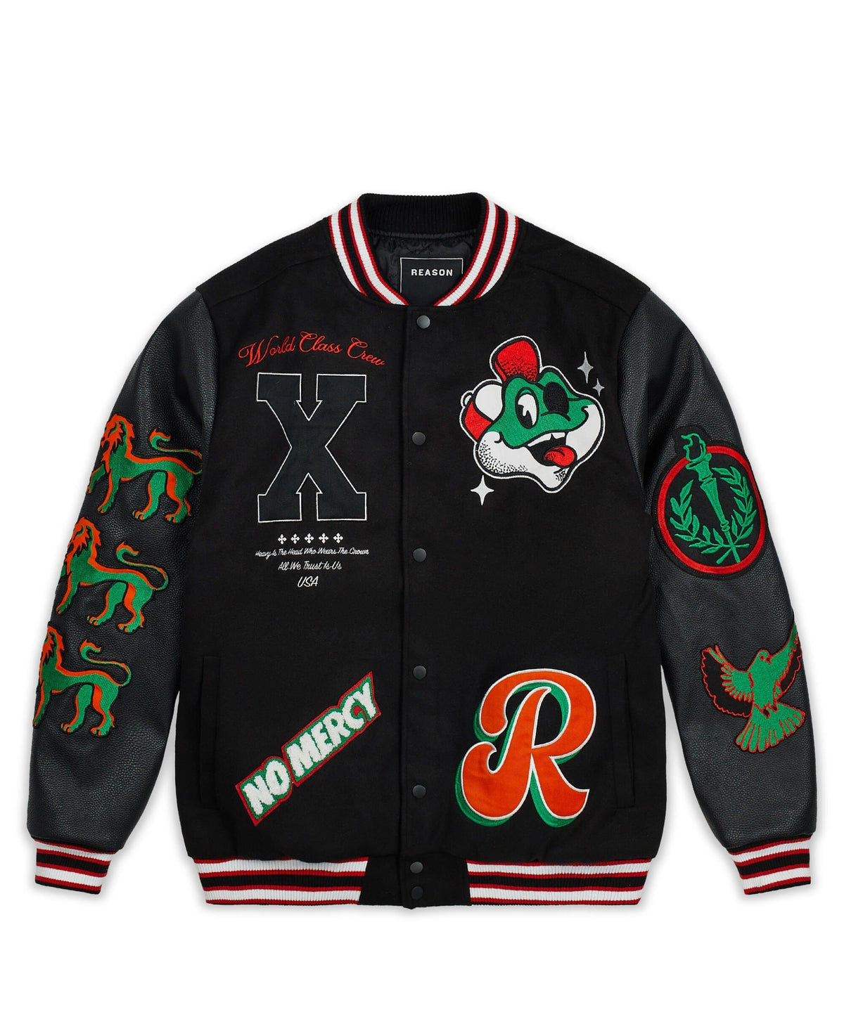 Self Made Varsity Jacket | Reason Clothing Quality