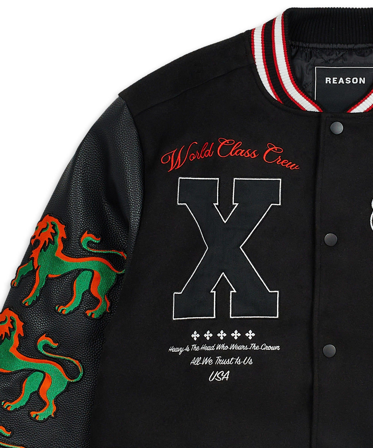 Self Made Varsity Jacket | Reason Clothing Quality