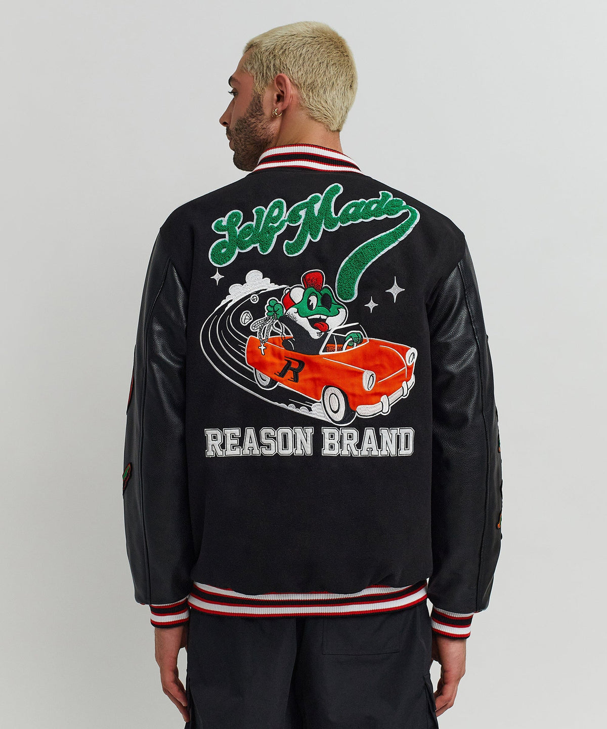 Self Made Varsity Jacket | Reason Clothing Quality