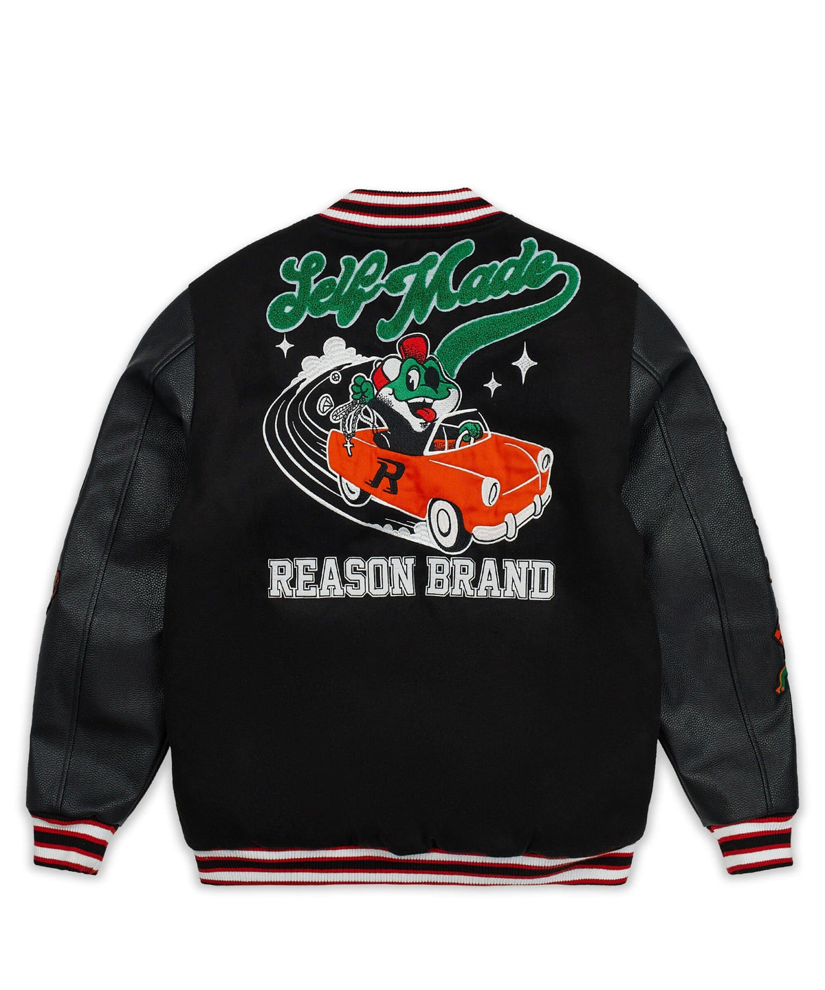 Self Made Varsity Jacket | Reason Clothing Quality