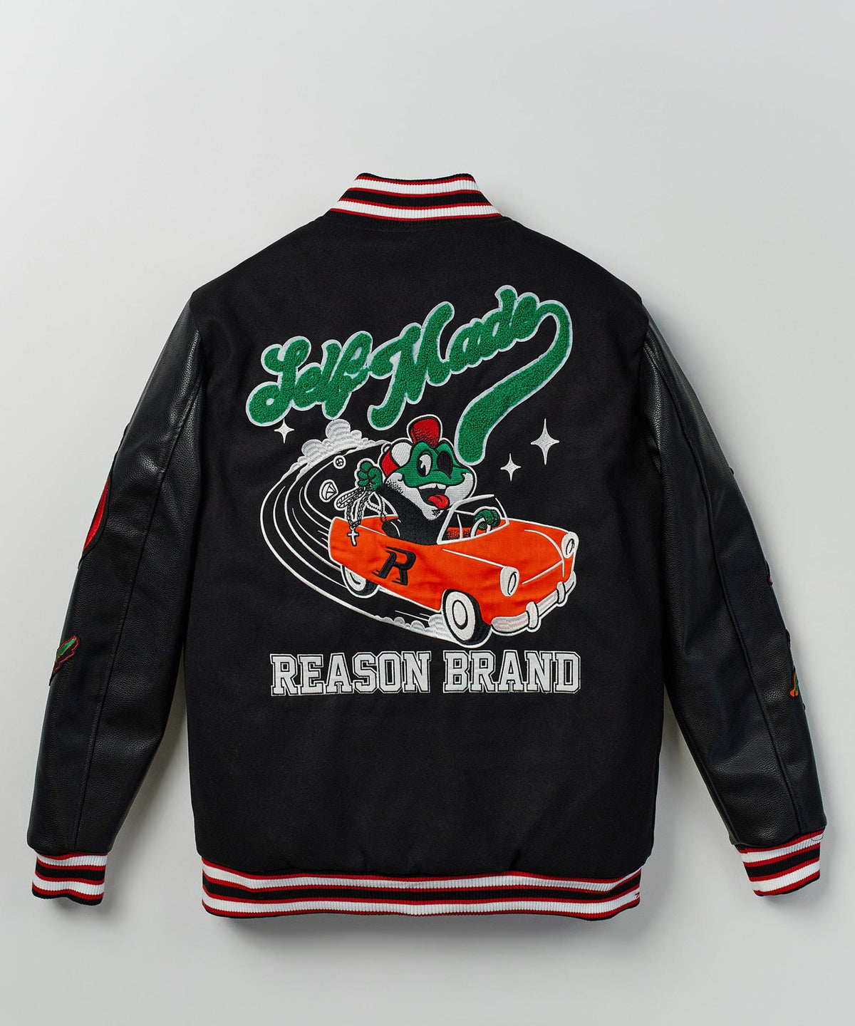 Self Made Varsity Jacket | Reason Clothing Quality