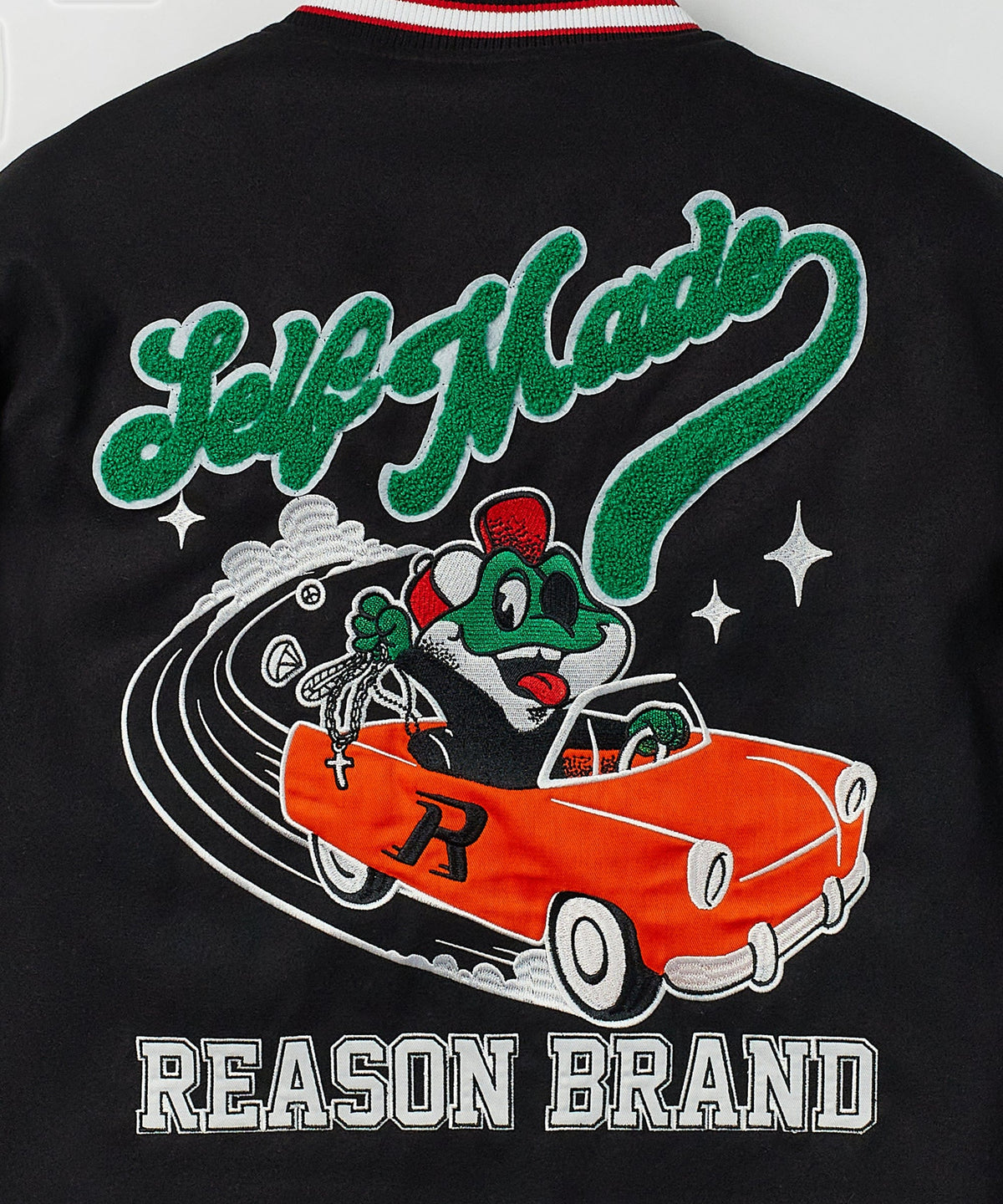 Self Made Varsity Jacket | Reason Clothing Quality