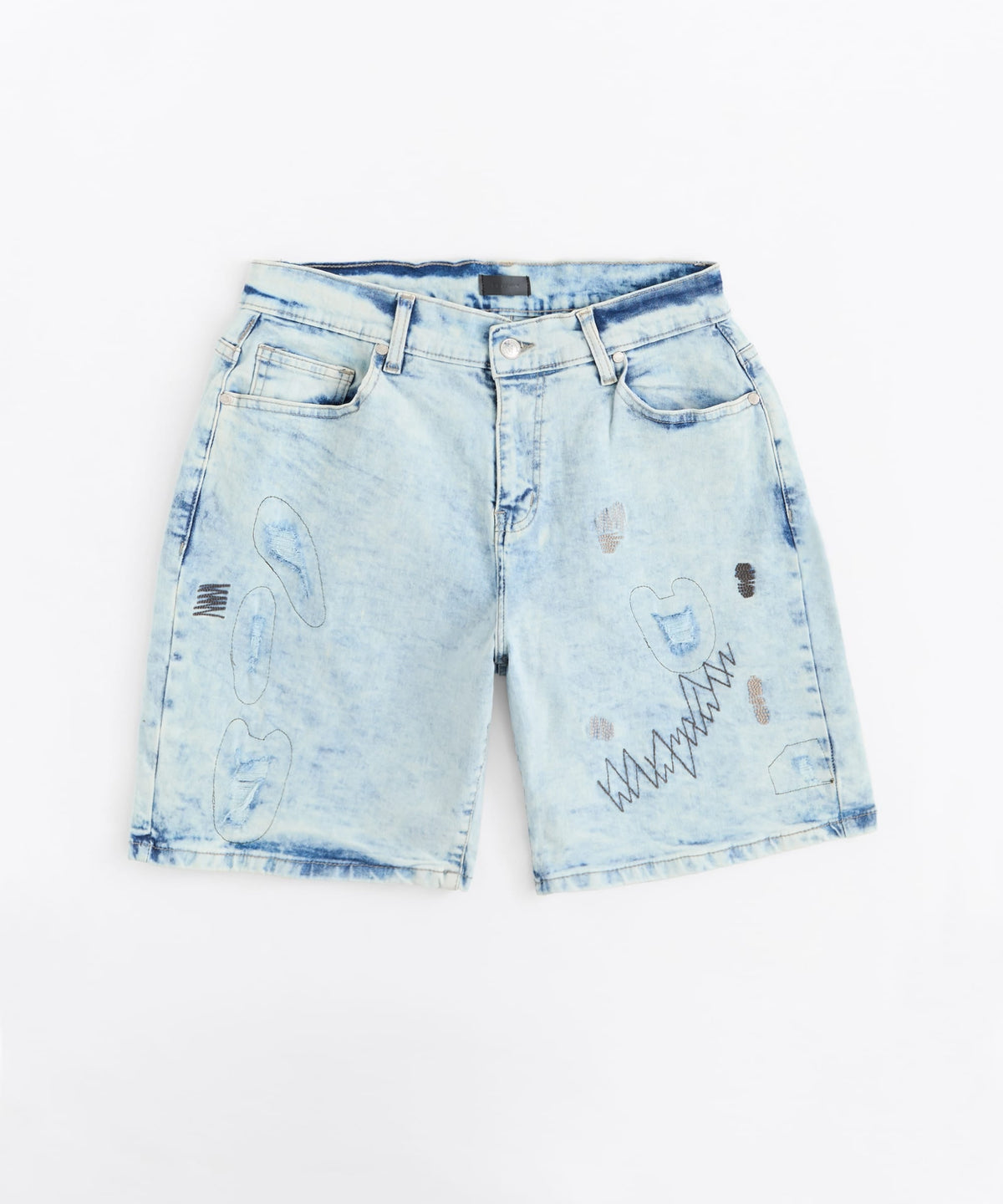Plus Size K'Andre Denim Short - Light blue | Reason Clothing Featured