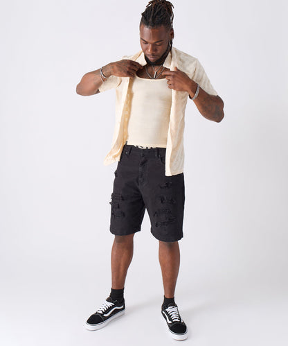 Checkerboard Towel Shirt | Reason Clothing Essential