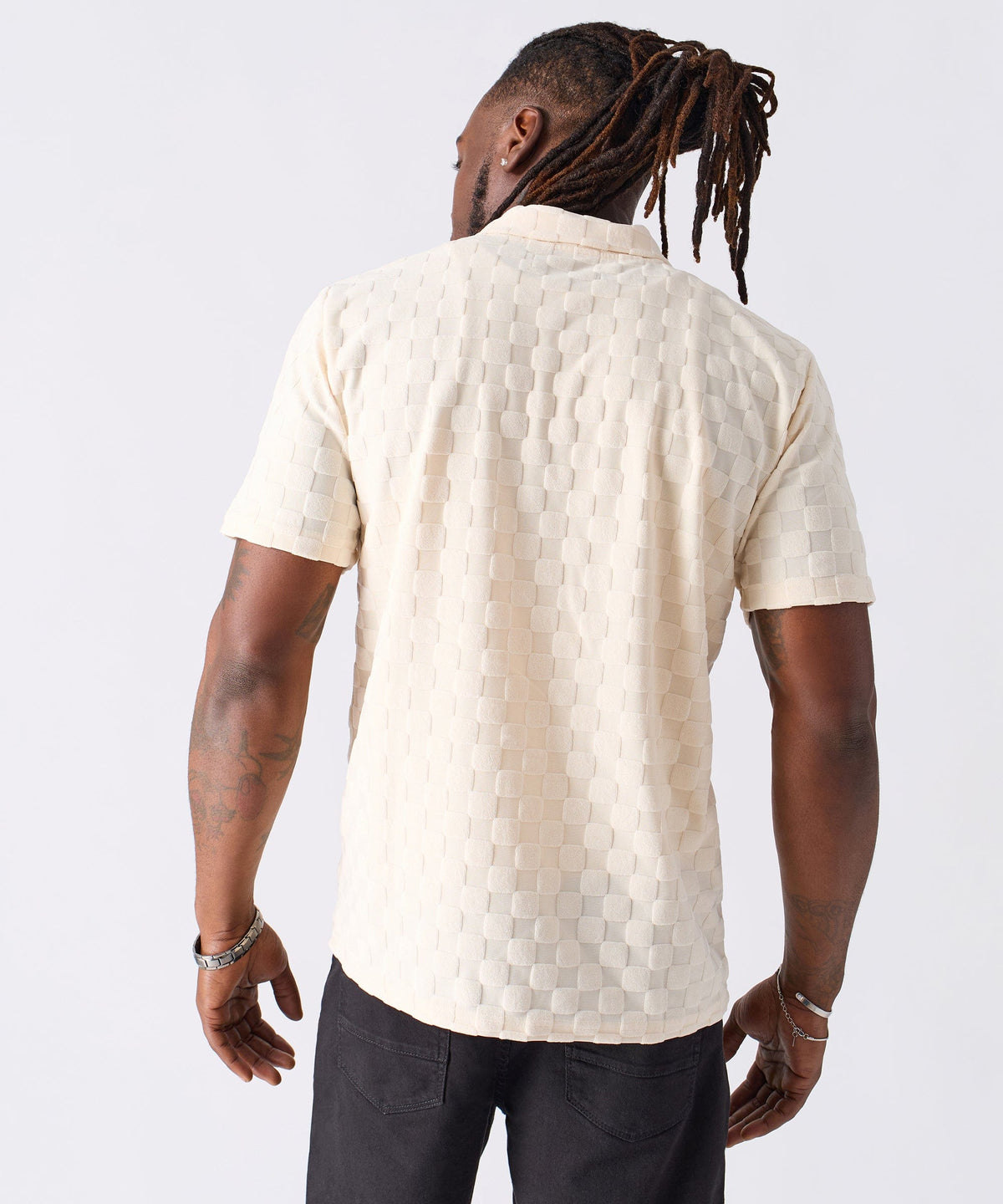 Checkerboard Towel Shirt | Reason Clothing Essential
